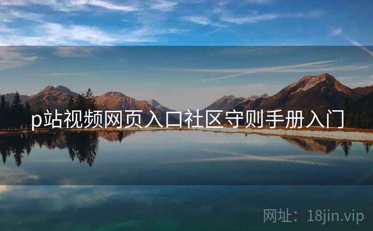 p站视频网页入口社区守则手册入门