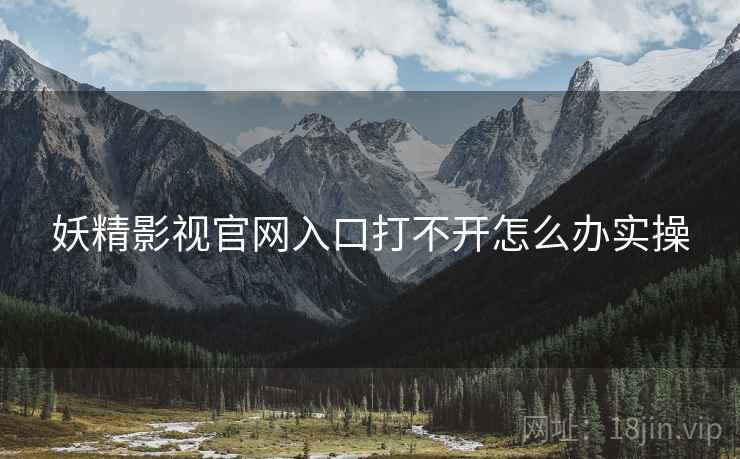 妖精影视官网入口打不开怎么办实操