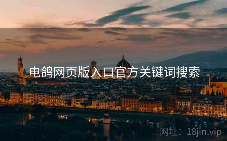 电鸽网页版入口官方关键词搜索