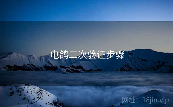 电鸽二次验证步骤