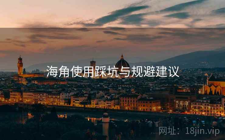 海角使用踩坑与规避建议